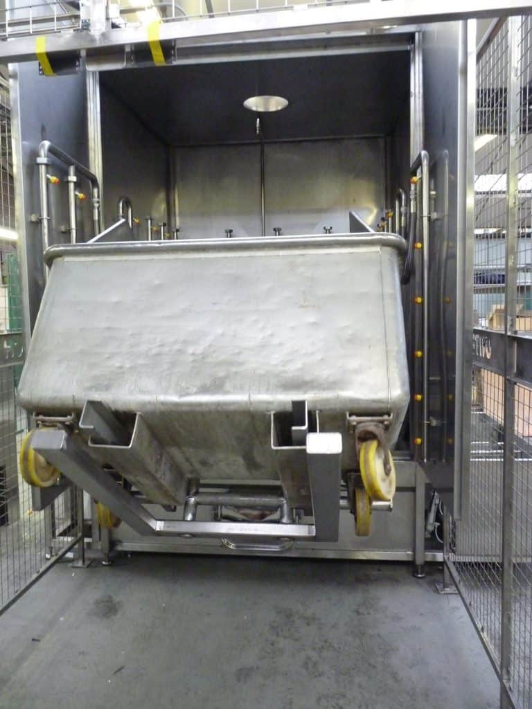 bulk container washing