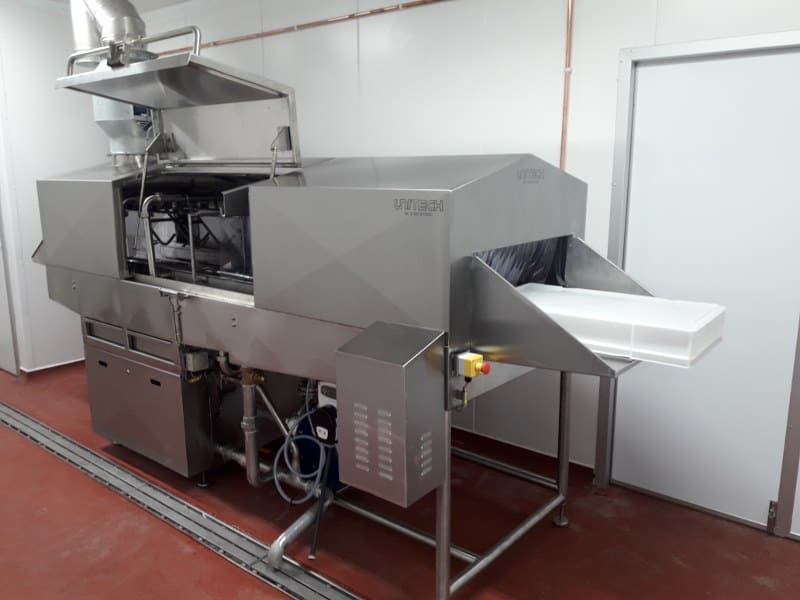 stainless steel tray washer