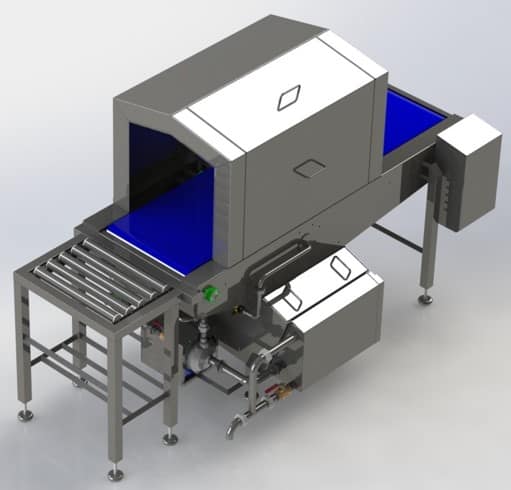 stainless steel sanitising tunnel system