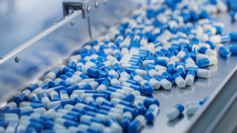 Pharmaceutical Blue and White Pills pharmaceutical blue and white pills